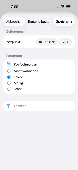 Ereignis bearbeiten