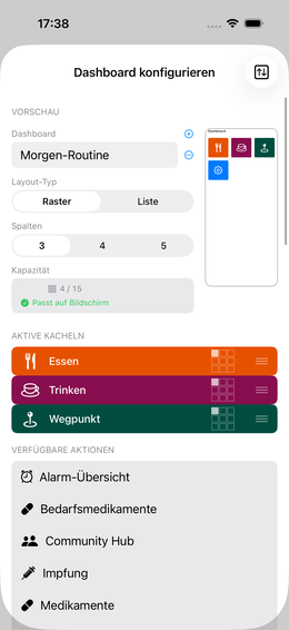 Tile Editor: Upper area (preview + icon)