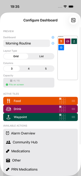 Layout-Picker: Raster