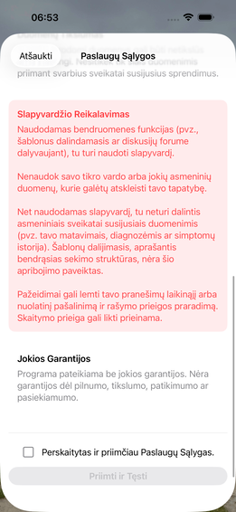 Naudojimo sąlygos