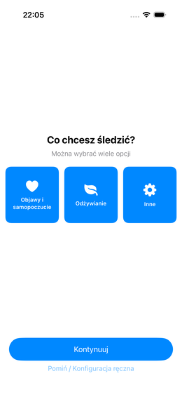 Wybierz obszary zainteresowań