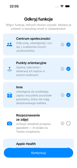 Włącz funkcje