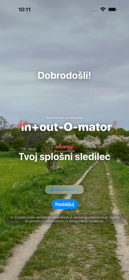 Pozdrav — izbira jezika